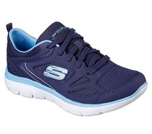 Skechers Summits Suited Womens Sneakers Navy/Blue 5