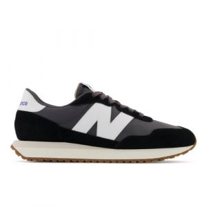 New Balance Unisex 237V1 in Black/Grey Suede/Mesh