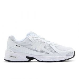 New Balance Unisex 740 in White/Black Synthetic