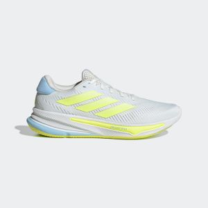 Men's White Adidas Supernova Ease Running Shoes