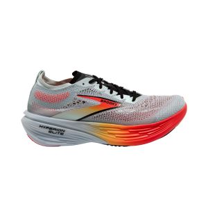 Brooks Hyperion Elite 4 Grey Orange Unisex Sneakers