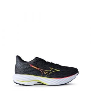 Mizuno Wave Rider 28 Road Running Shoes Womens Black/PRM/Ppy Red 8 UK