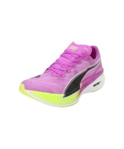 PUMA Deviate Nitro Elite 3 Road Running Shoes Mens Magenta/Yellow 10 UK