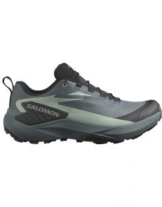 Salomon - GORE-TEX trail running shoes - Genesis GTX W Turbulence/Black/Green Milieu for Women 