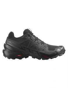 Salomon - Trail running shoes - Speedcross 6 W Black/Black/Phantom for Women 