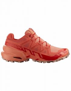 Salomon - Trail running shoes - Speedcross 6 W Emberglow / Fusion Coral / Flame Scarle for Women 