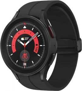 Samsung Galaxy Watch5 Pro Black - 45MM Bluetooth (Renewed)