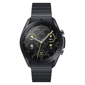 Samsung Galaxy Watch 3 Titanium 45 mm Bluetooth Smart Watch - Mystic Black (UK Version)