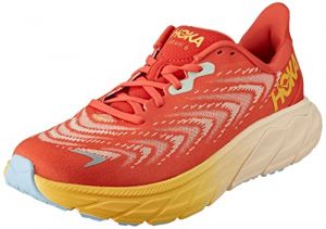 HOKA ONE ONE 1123194-FAYW Arahi 6 Running Shoes Male Fiesta/Amber Yellow