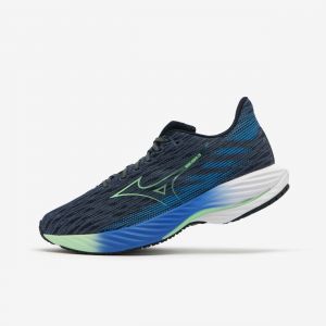 Men's Road And Trail Running Shoes. Mizuno Wave Rider 28 - Blue