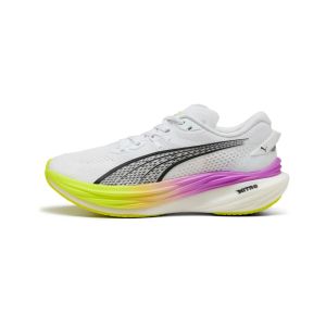 Puma Deviate Nitro 3 White Yellow SS25 Women's Sneakers