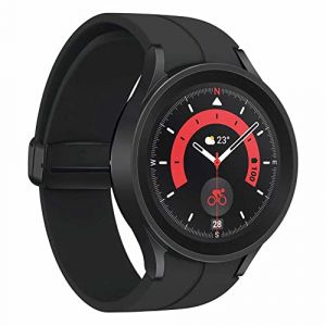 Samsung Galaxy Watch5 Pro 3.56 cm (1.4") OLED 45 mm Digital 450 x 450 pixels Touchscreen Black Wi-Fi GPS (satellite)