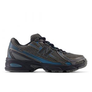 New Balance Unisex 740 in Grey/Blue/Black Synthetic