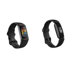 Fitbit Charge 5 Activity Tracker with 6-months Premium Membership Included & Inspire 2 Health & Fitness Tracker with 1-Year Premium Included