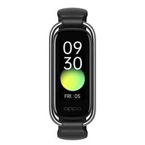 OPPO Band Style - Smart Bracelet - 24 Hour Heart and Oximeter Measurements - 12 Sports Modes - 2 Bands Included (Style + Sport) - Sleep Tracker - Black