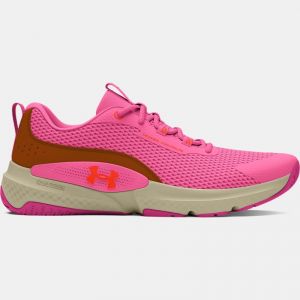 Women's  Under Armour  Dynamic Select Training Shoes Fluo Pink / Copper Penny / Phoenix Fire 8