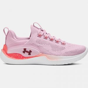 Women's  Under Armour  Flow Dynamic Training Shoes Pink Shadow / Venom Red / Deep Red 8.5