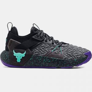 Women's Project Rock 6 Training Shoes Black / Stealth Gray / Neptune 3