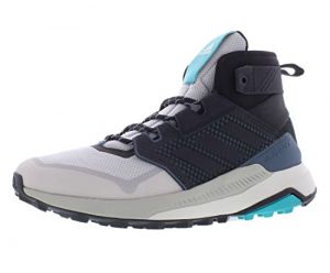 adidas outdoor Terrex Trailmaker Mid Hiking Boot - Men's Grey Two/Black/Hi-Res Aqua