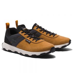 Timberland Winsor Trail Low Leather Hiking Shoes Orange Man