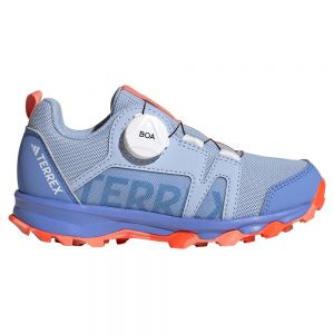 Adidas Terrex Agravic Boa Trail Running Shoes Blue Boy