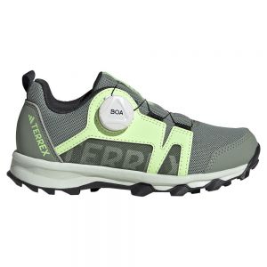 Adidas Terrex Agravic Boa Trail Running Shoes Green Boy
