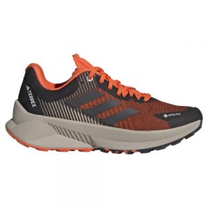 Adidas Terrex Soulstride Flow Goretex Trail Running Shoes Orange,Grey Woman