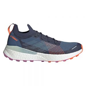 Adidas Terrex Two Ultra Primeblue Trail Running Shoes Blue Man