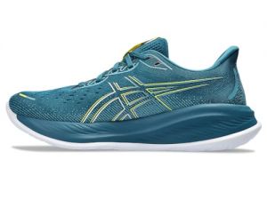ASICS Gel Cumulus 26 Mens Running Trainers Road Shoes Teal/Yellow 10 (45)