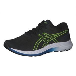 ASICS Mens Gel Excite 9 Running Shoes Black/Green 7 (41.5)