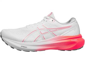 ASICS Gel Kayano 30 Women's Shoes White/Sunrise Red