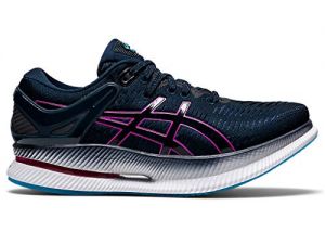ASICS MetaRide Lace-Up Blue Synthetic Womens Running Trainers 1012B070_400