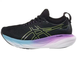 ASICS Gel Nimbus 25 Women's Shoes Black/Glow Yellow