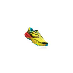 Hoka One One SpeedGoat 2 AW18 Yellow / Red Men's Trail Shoes