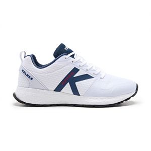 KELME Unisex k-Rookie-White and Navy Track Shoe