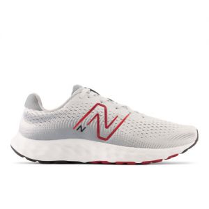 New Balance Men's 520v8 in Grey/Red Synthetic, size 13.5