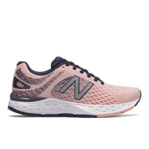 New Balance Women's 680v6 in Pink/Blue Synthetic, size 5 Narrow