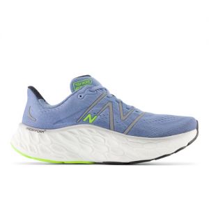 New Balance Men's Fresh Foam X More v4 in Blue/Grey Synthetic, size 12.5