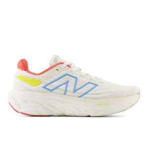 New Balance Women's Fresh Foam X 1080v13 in White/Blue/Red/Yellow Synthetic, size 8 Narrow