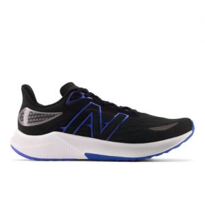 New Balance Men's FuelCell Propel V3 in Black/Blue Synthetic, size 11