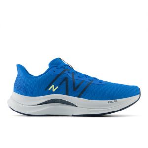New Balance Men's FuelCell Propel v4 in Blue/Grey Synthetic, size 11.5