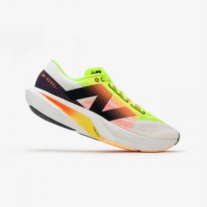 Men's New Balance Fuelcell Rebel V4 Running Shoes - White And Multicoloured