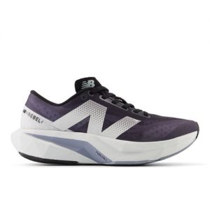 New Balance Women's FuelCell Rebel v4 in Grey/Black Synthetic, size 7.5 Narrow