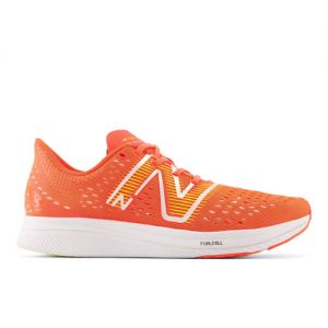 New Balance Women's FuelCell Supercomp Pacer in Orange/Yellow Synthetic, size 5 Narrow