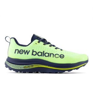 New Balance Men's FuelCell SuperComp Trail in Green/Blue Synthetic, size 11.5