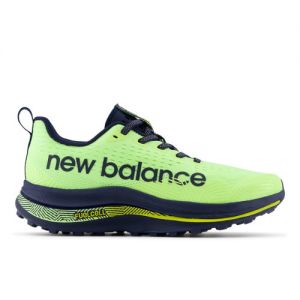 New Balance Women's FuelCell SuperComp Trail in Green/Blue Synthetic, size 8 Narrow