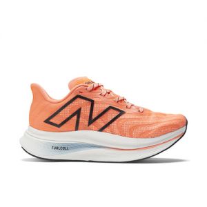New Balance Women's FuelCell SuperComp Trainer v2 in Orange/Black Synthetic, size 8 Narrow
