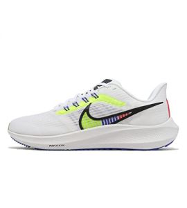 NIKE Air Zoom Pegasus 39 Premium Men's Running Trainers Sneakers Shoes DX1627 (White/Black-Summit WHITE-VOLT100) UK11 (EU46)