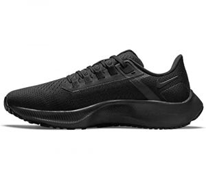 NIKE Air Zoom Pegasus 38 WMNS Trainers Sneakers Running Shoe CW7358 (Black/Black-Anthracite-Volt 001) (Numeric_4_Point_5)