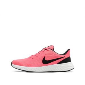 NIKE Revolution 5 GS Great School Fashion Trainers Sneakers Shoes BQ5671 (Pink/Black/White 602) Size UK4.5 (EU37.5)